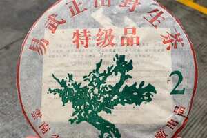 2005年象明茶厂易武正山大2，这款茶选料为易武正山