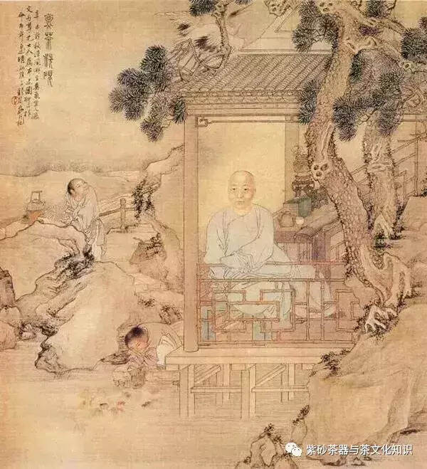 茶入画，画释茶