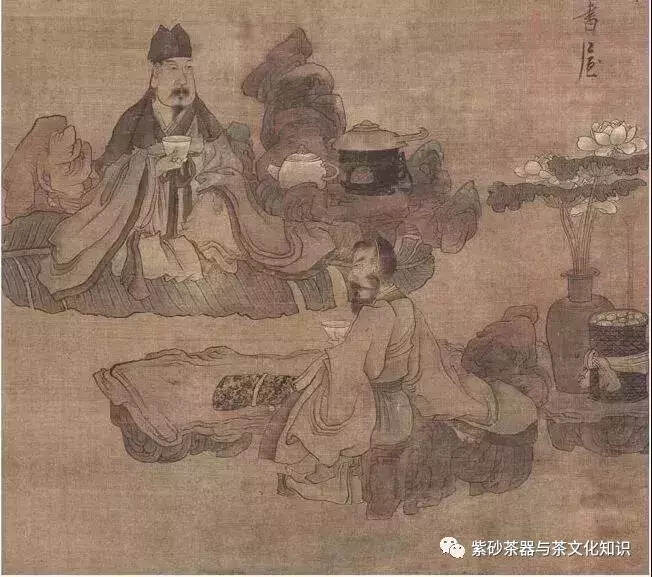 茶入画，画释茶