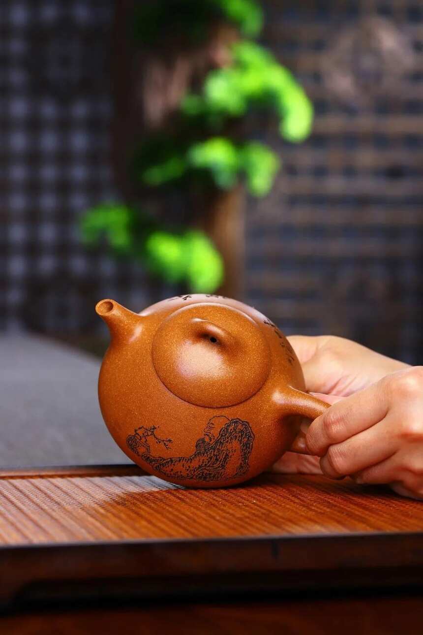 「乳瓢」王志芳（国工艺美术师）原矿黄龙山黄降坡泥，220cc