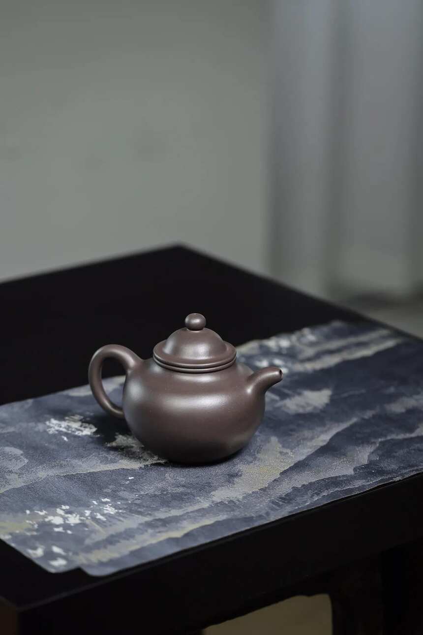 「精品 收藏 」范鹏纯手工掇球.天青泥.390cc范老师2021年最新作品