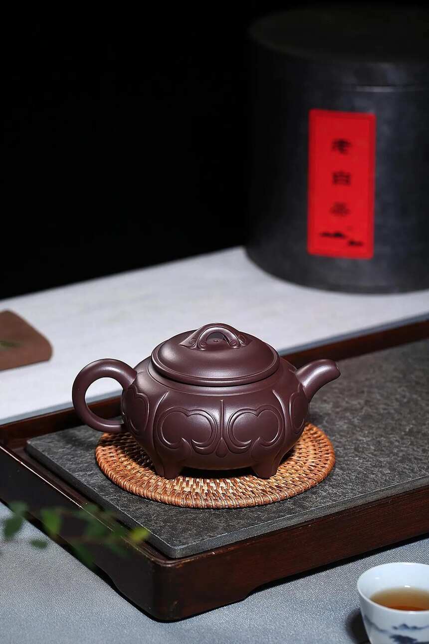 研高收藏重器「可心如意」作者：宋晓伟480cc稀有紫茄泥