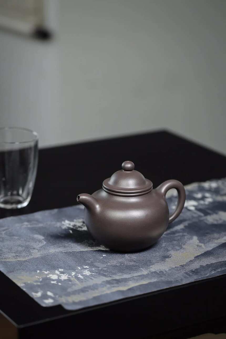 「精品 收藏 」范鹏纯手工掇球.天青泥.390cc范老师2021年最新作品