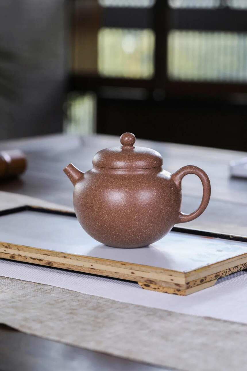 「圆器」一粒珠 宜兴原矿紫砂茶壶「