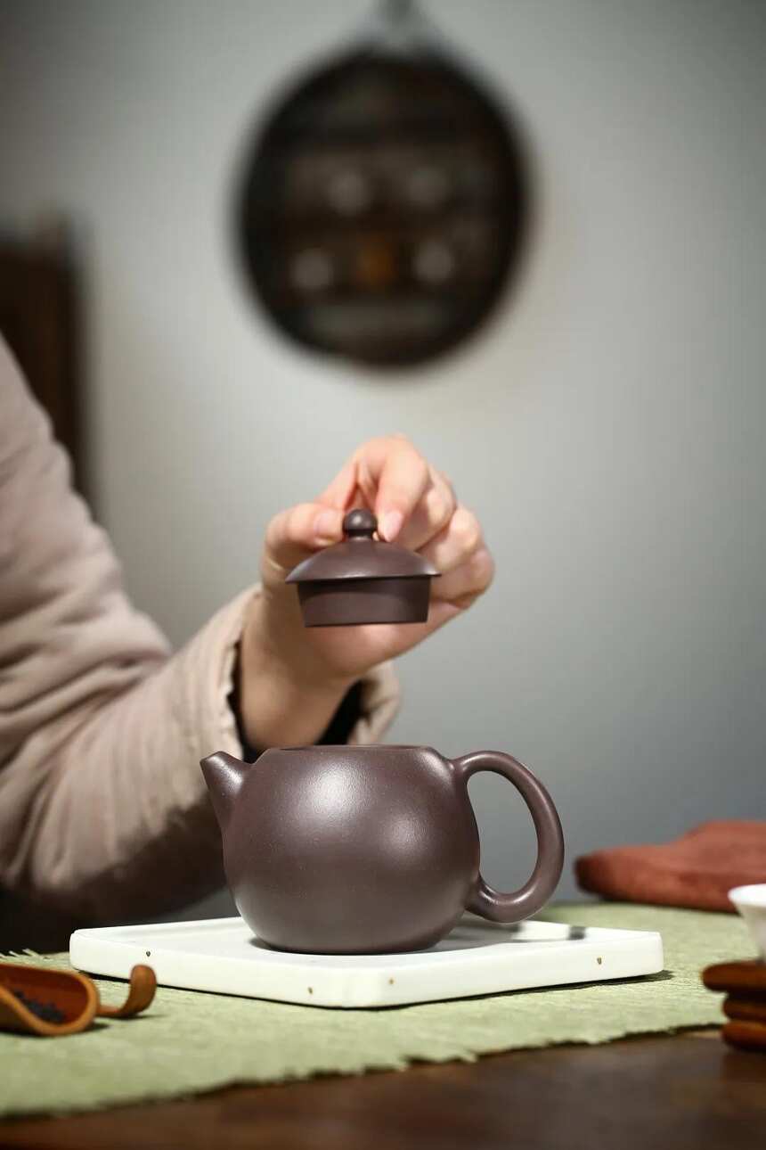 「龙蛋」宜兴蒋福华原矿紫砂茶壶