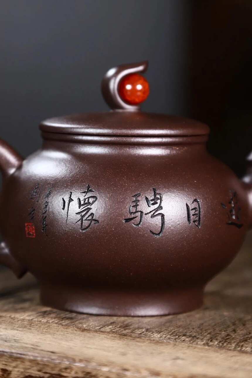 「凤鸣」宜兴原矿紫砂茶壶葛惠琴（国工艺美术师）