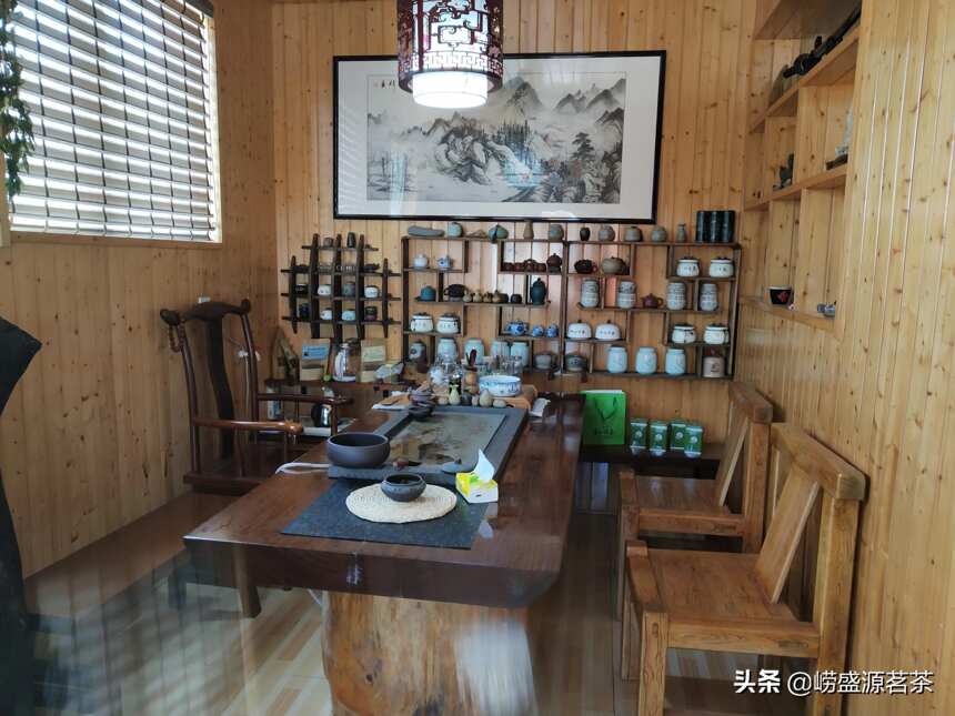 来崂山旅游游玩找个茶室品茶喝茶