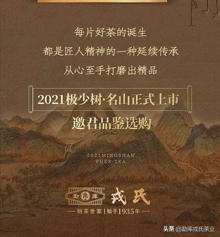 以茶艺的高山，致敬心怀高山的人 | 2021极少树·名山新装上市