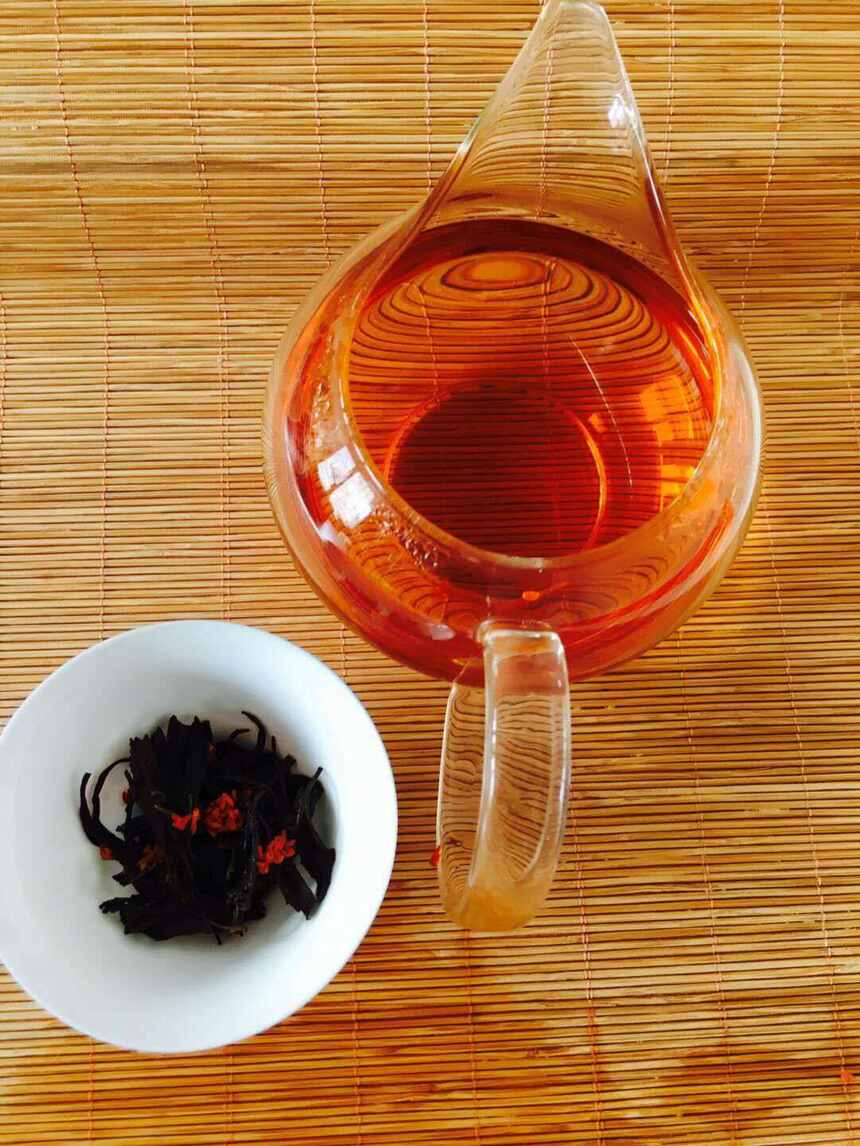大家都喝过崂山的桂花红茶吗？