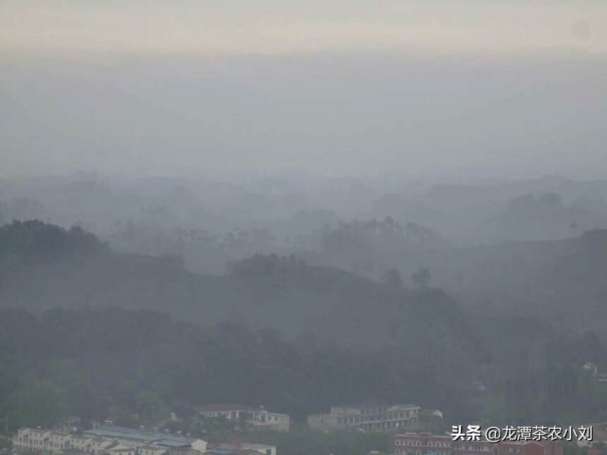 信阳毛尖的“茶窝”，处在云雾之中的白龙潭村，美轮美奂