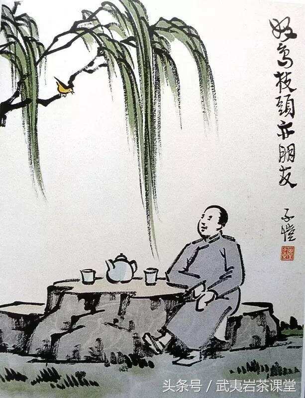 最美茶漫画，清茶一盏也醉人，他一个人说完了所有的茶事