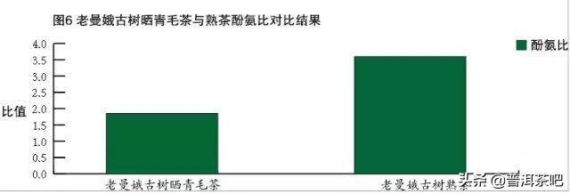 老曼峨生熟茶的氨基酸、茶多酚、酚氨比分析