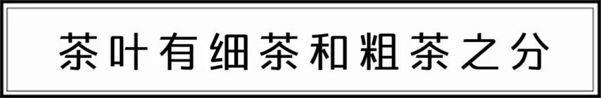 “细茶粗喝，粗茶细喝”是什么意思