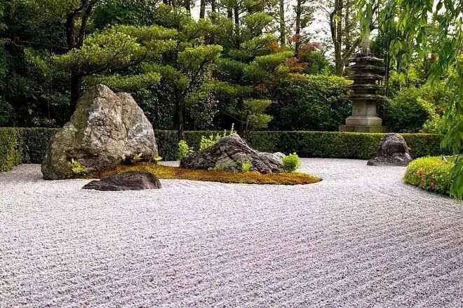 大平静，枯山水