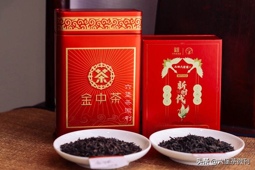 六堡老茶评测：三鹤“新时代”& 中茶“金中茶”