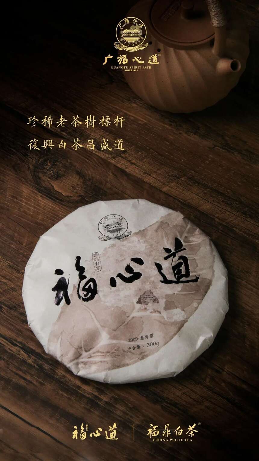 “复兴道，福心道”11年老寿眉展福鼎古味