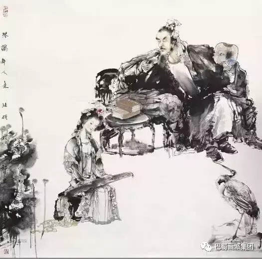 【巴蜀画派·鉴赏】清风雅韵 -- 吴绪经水墨人物画