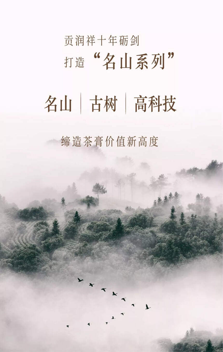 贡润祥“名山系列”首款巨作——易武古树春