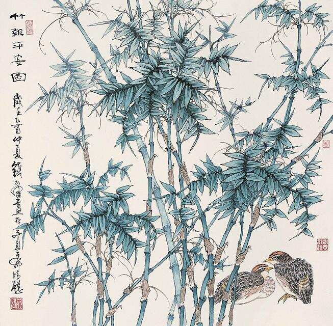 竹画，竹诗，与竹共舞