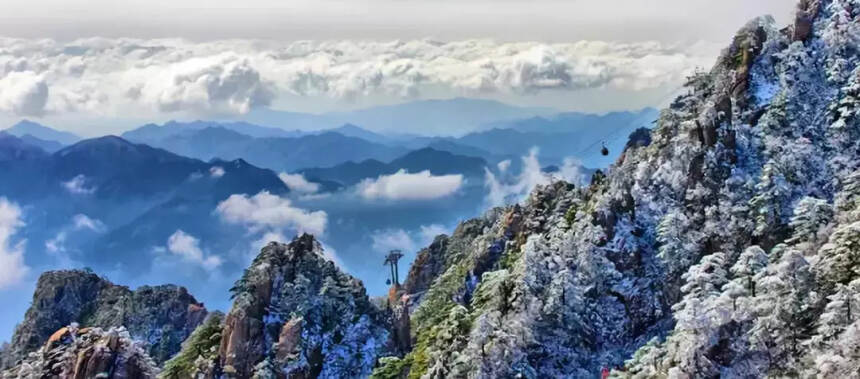 雪后的黄山，犹如仙境，美轮美奂！