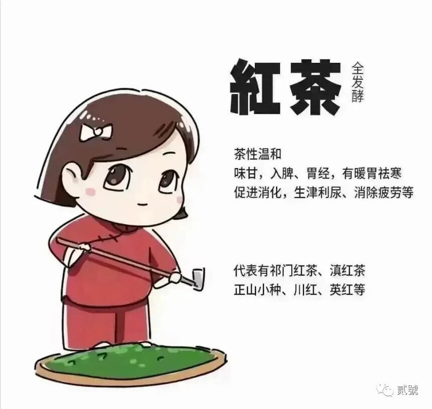 绿茶｜白茶｜黄茶｜青茶｜红茶｜黑茶