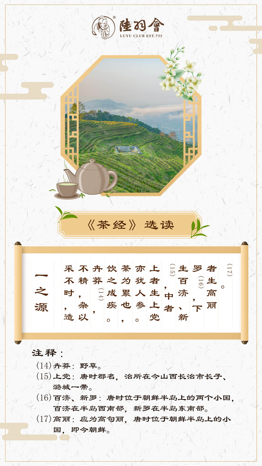 陆羽茶交所分享丨陆羽《茶经》选读-采不时，造不精，杂以卉莽