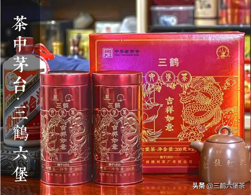 10大经典中国风元素三鹤六堡茶