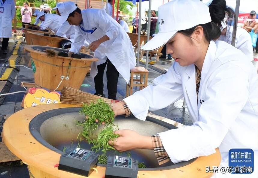 湖南湘西：制茶赛场茶飘香