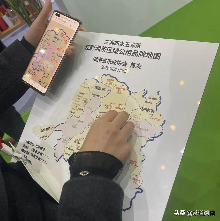 “五彩湘茶”区域公共品牌地图首发——拼图寻宝引爆全场