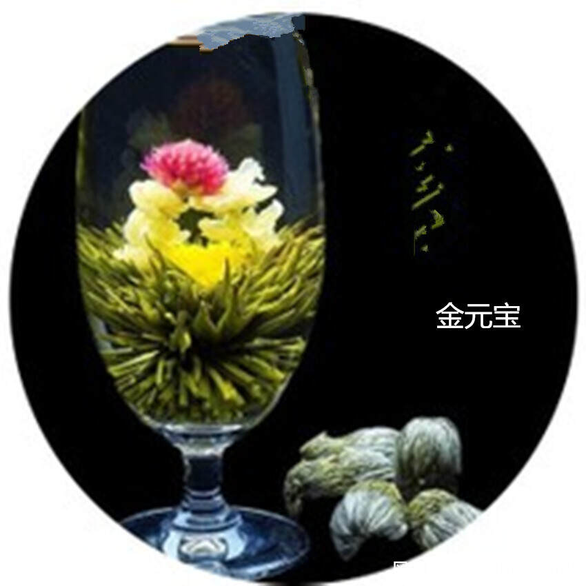 “工艺花茶”造型完美，温馨花名，于冲泡之中开花吐香，各有特色