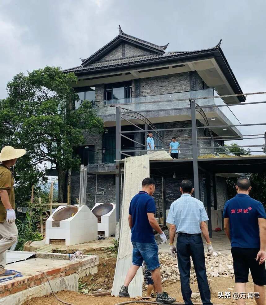 即将建成的万润号茶山基地