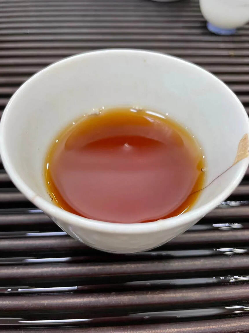 #普洱茶# 96年红宋聘号圆茶生茶，干仓，陈香。