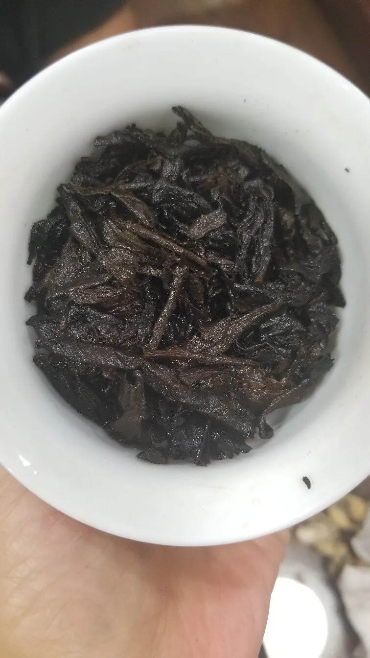 #普洱茶#   97年易武龙柱熟茶，3000克，药香