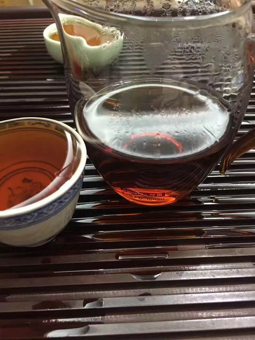 #普洱茶# 08年八角亭黎明茶厂老茶头，勐海味。