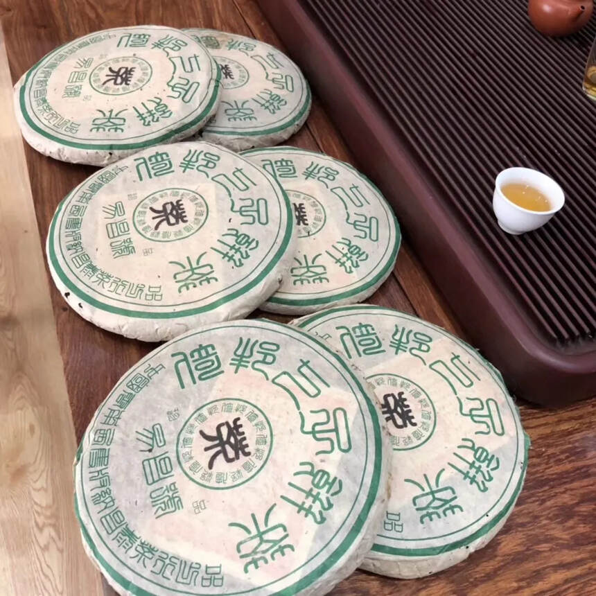 #普洱茶# 2003年易昌号倚邦，昌泰出品，倚邦正山