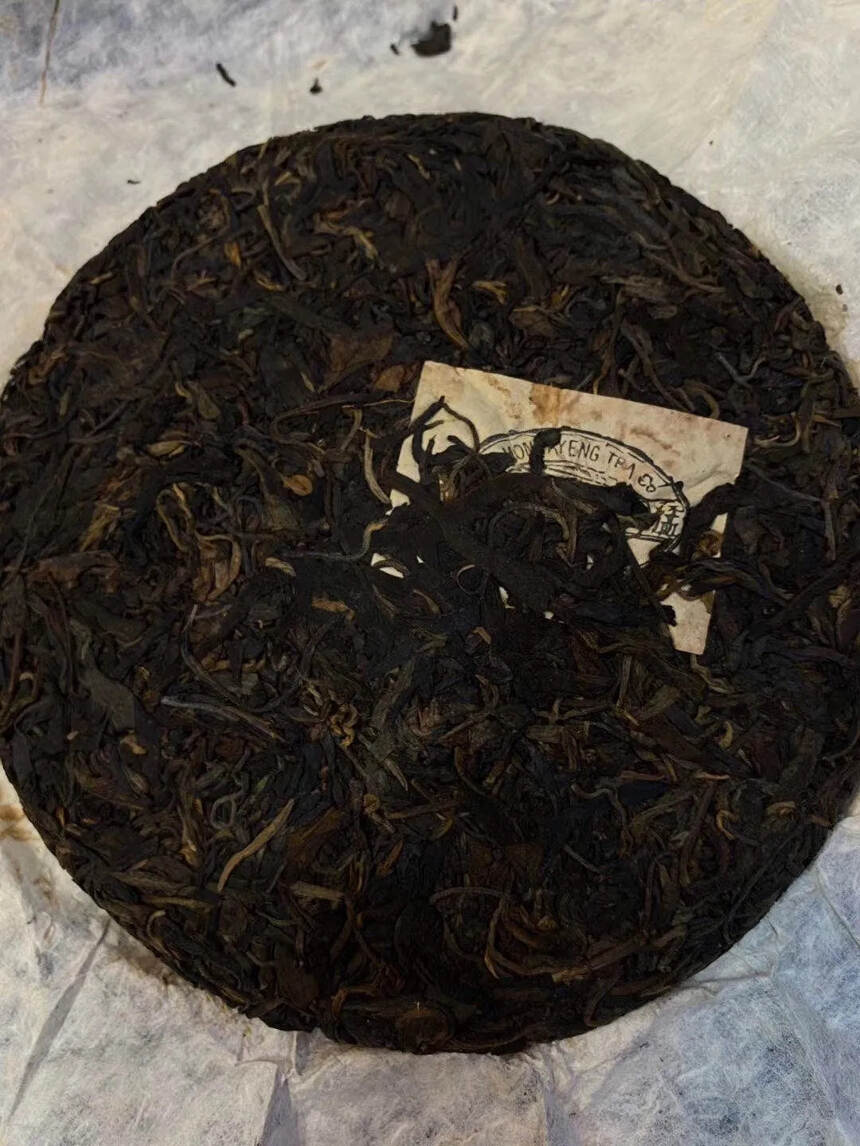 #普洱茶# 80年代猛景#香港藏# ，老生茶，药香，