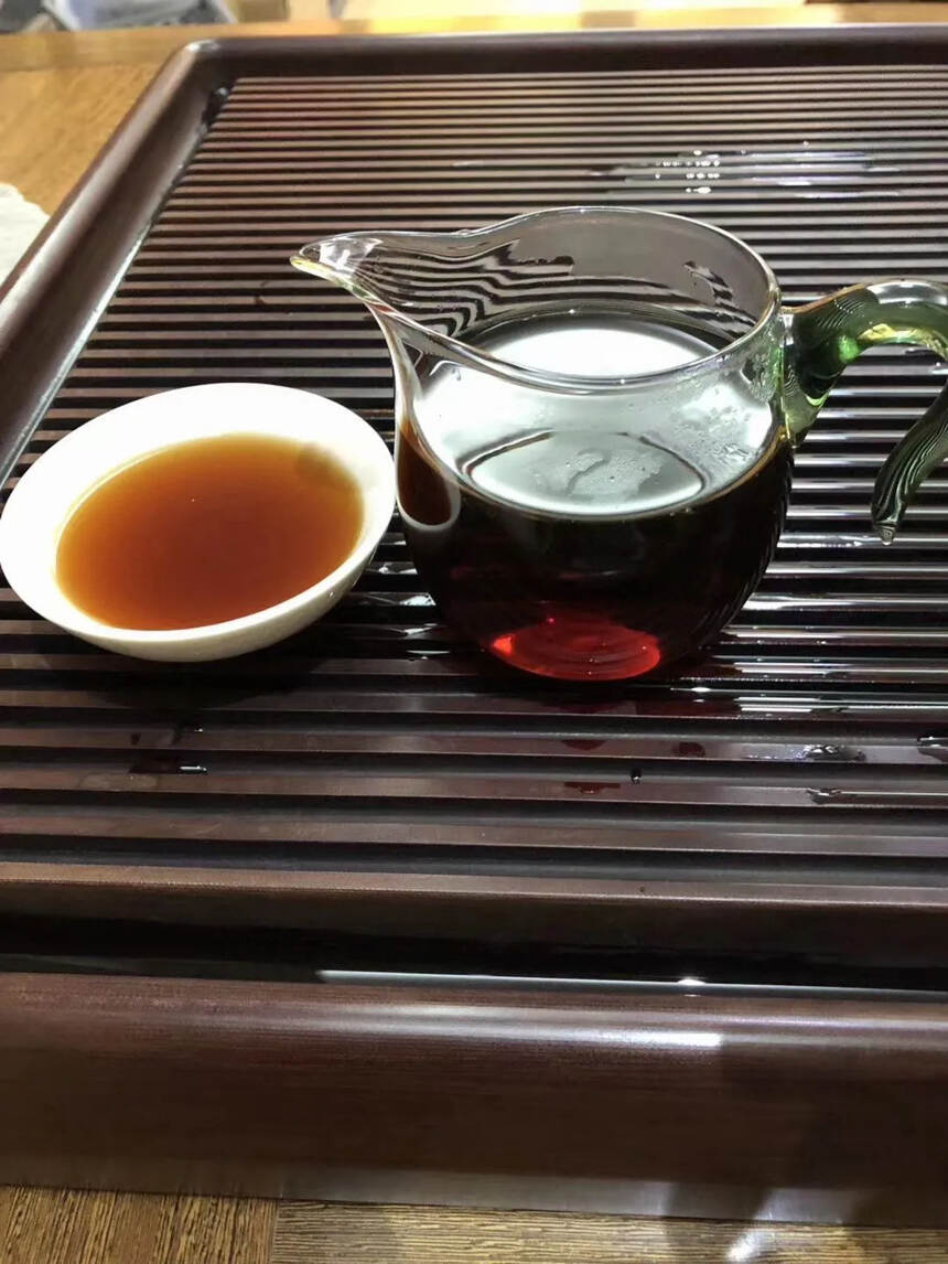 #普洱茶# 08年八角亭黎明茶厂老茶头，勐海味。