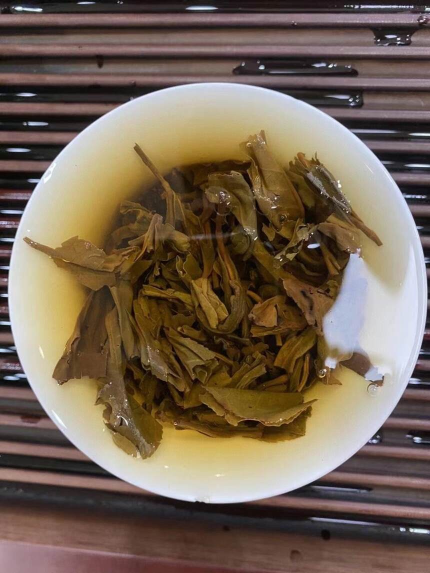 #普洱茶# 2000年大圆满茶字砖，白菜味，重烟韵，