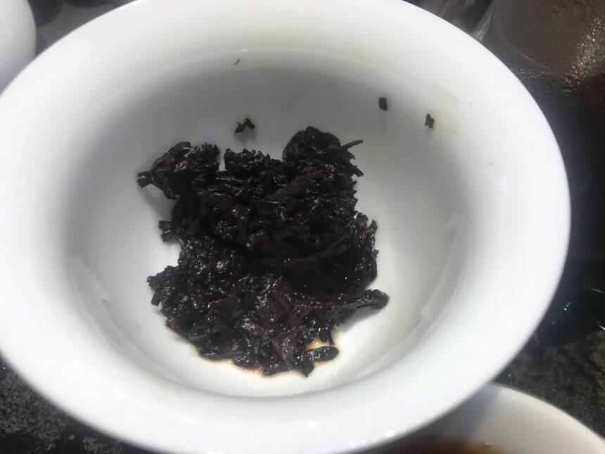 #普洱茶# 06年华联熟茶砖甲级250克，早期油纸砖