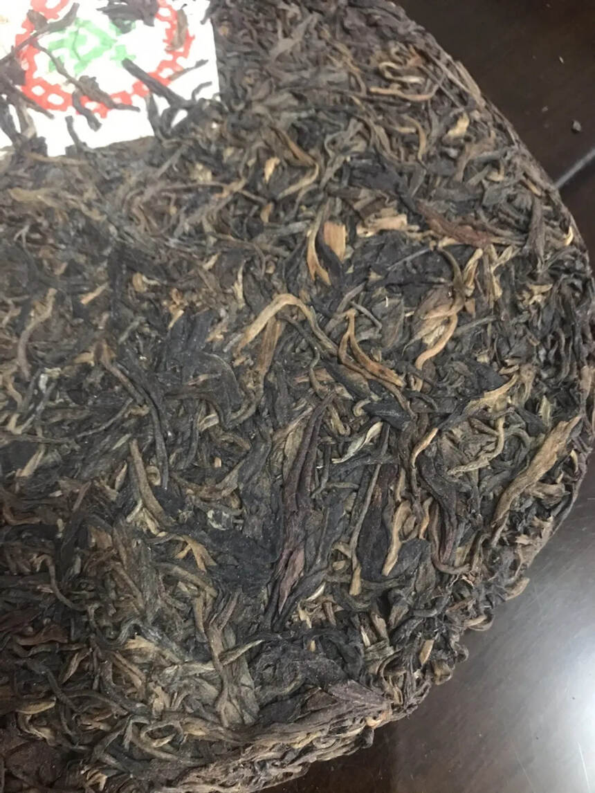 #普洱茶# 90年代绿印88青生茶，甘醇，陈香，勐海