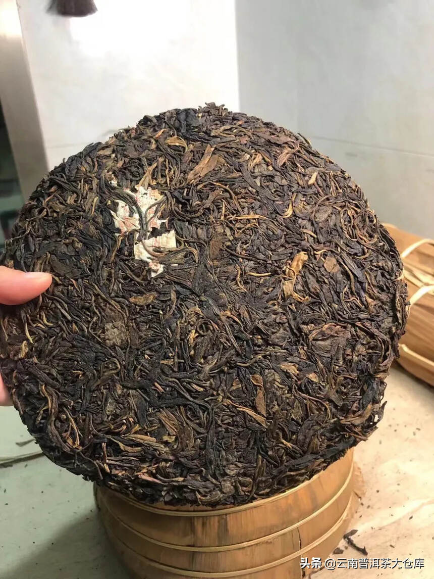 90年代末，同昌黄记易武韵，號级风采#普洱茶# #茶