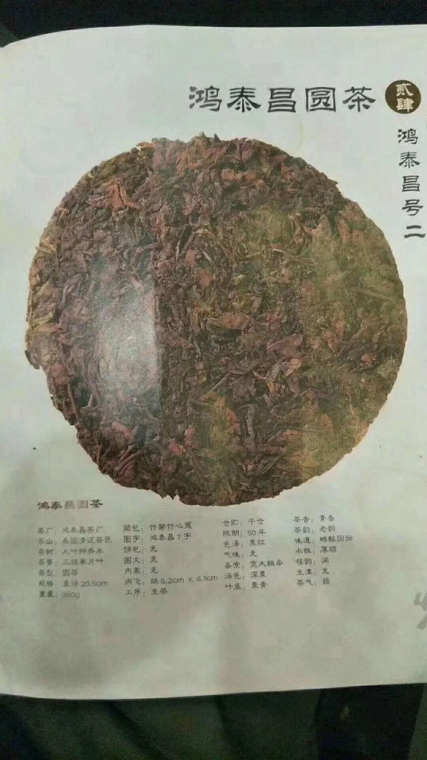 #普洱茶# 50年代鸿泰昌老生茶，老爷爷级别。