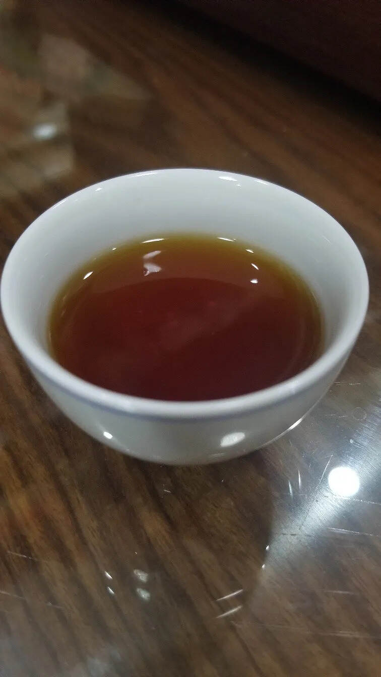 #普洱茶#   97年易武龙柱熟茶，3000克，药香