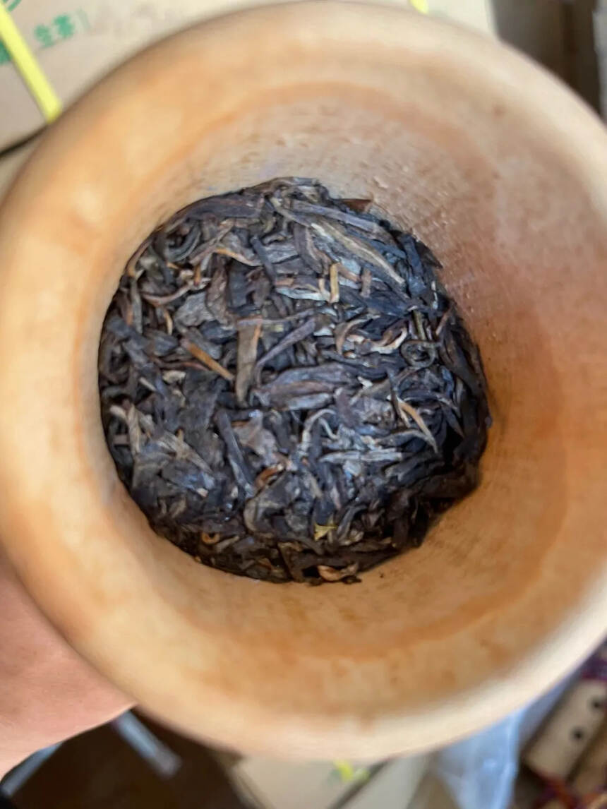 #普洱茶# 09年冰岛老寨，500克竹筒茶生茶，甘香