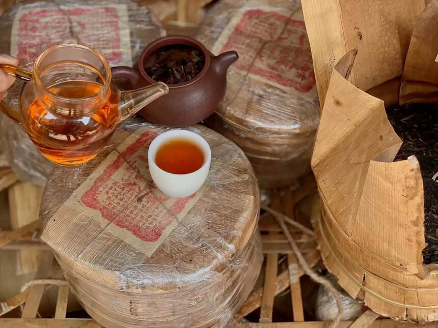 #普洱茶# 九十年代（#號级古董茶# ），#龙马同庆