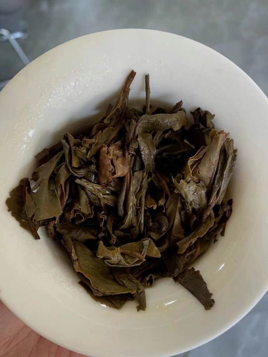 #普洱茶# 2000年大圆满茶字砖，白菜味，重烟韵，