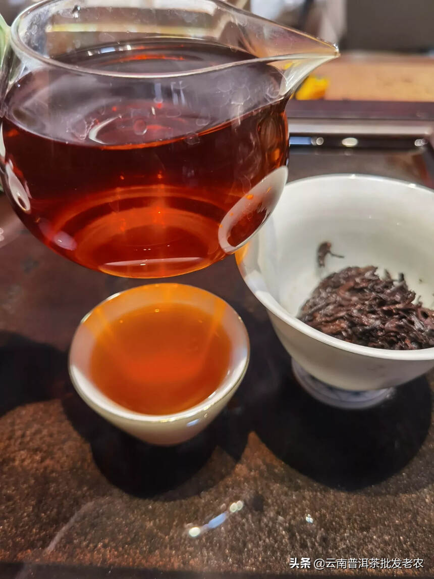 2019年布朗山熟茶，甘甜耐泡。50一片处理，只有三