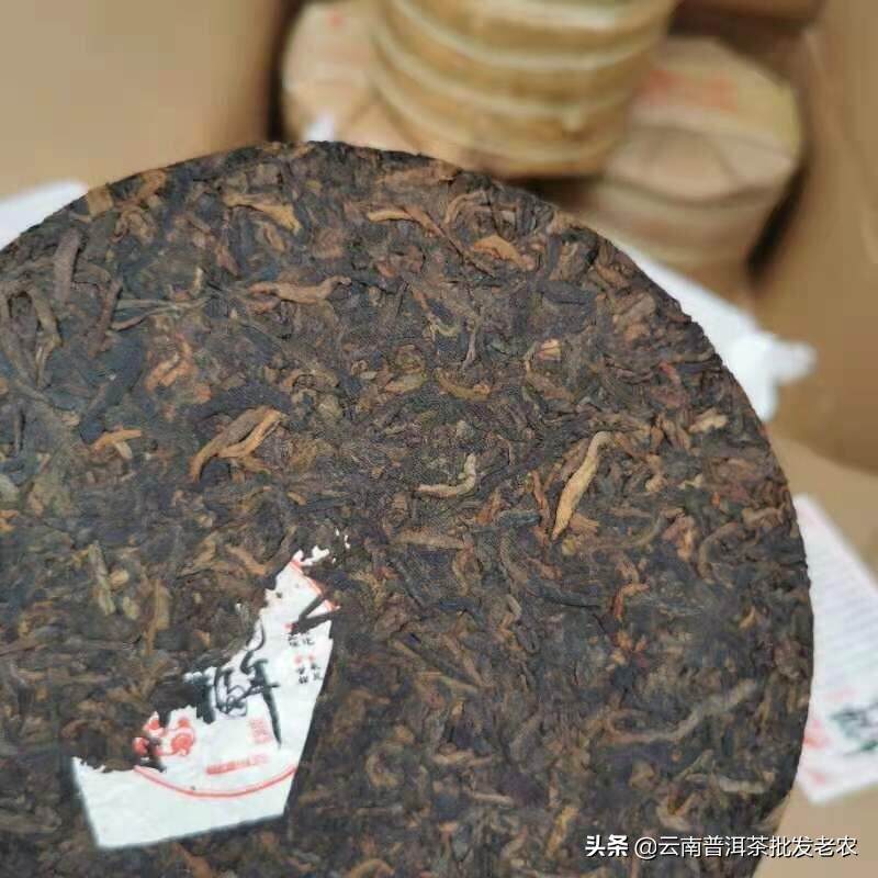 2019年布朗山熟茶，甘甜耐泡。65一片处理，只有三