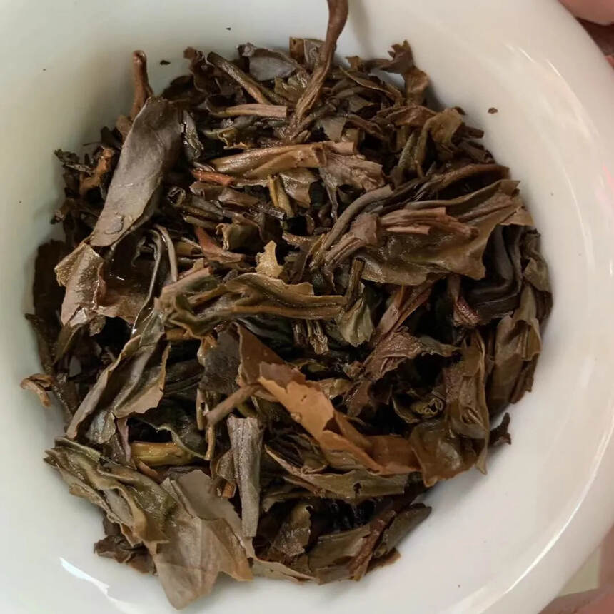 2003年深圳富华定制茶7542绿印#茶# #普洱茶