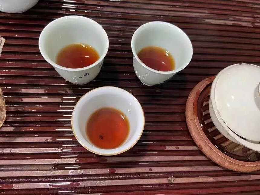 96年纯干仓/陈年迷你小沱茶熟茶。#茶# #普洱茶#